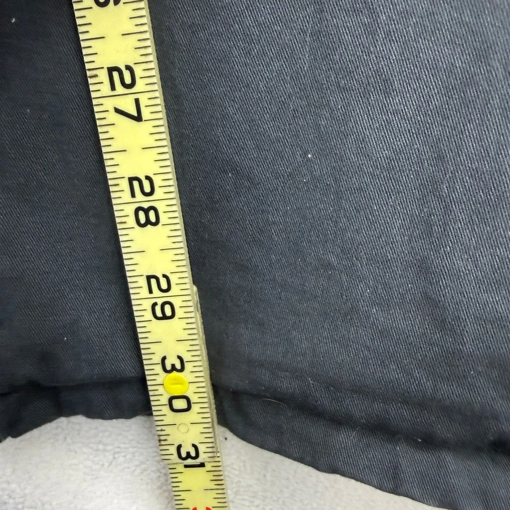 The North Face Cargo Pants Mens 34 Dark Grey Flannel Lined Straight Leg Utility